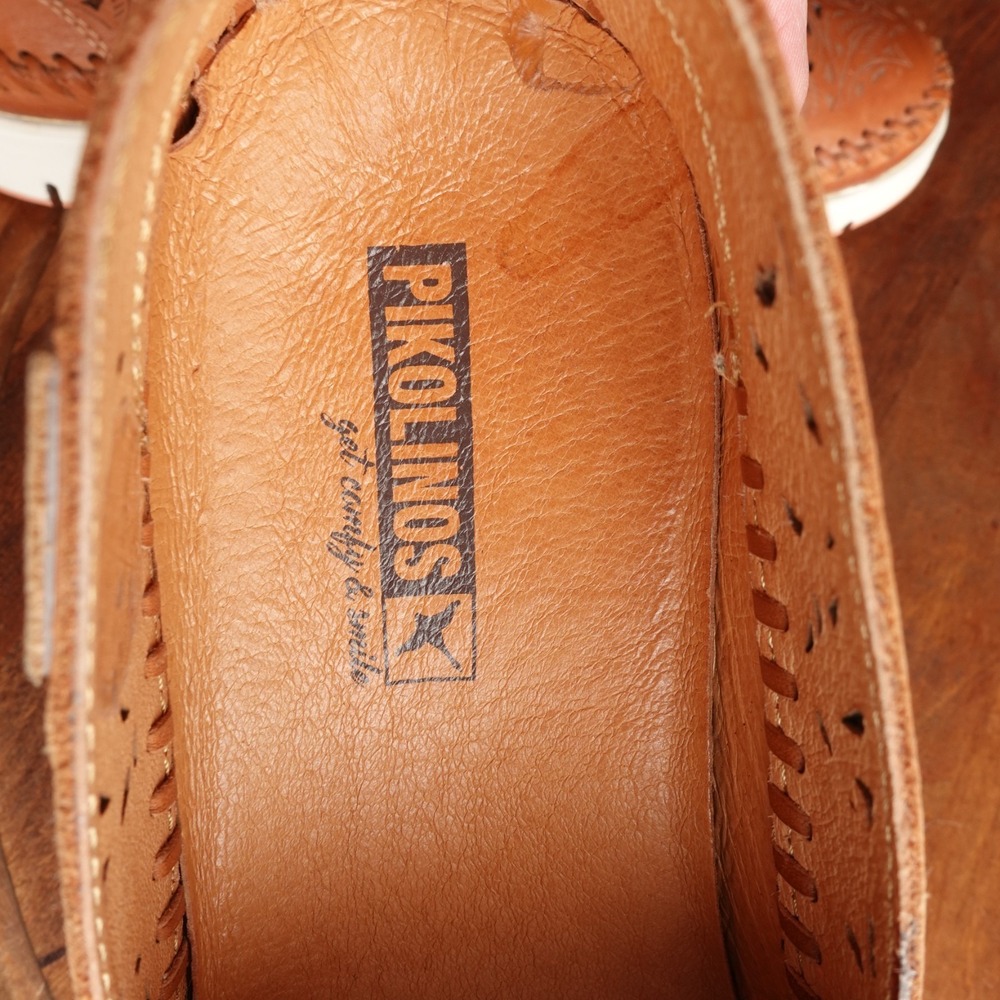 Pikolinos Loafers Womens SZ EU 38 US 7.5-8 Brown Tenerife Slip On Comfort Shoes - Picture 13 of 14